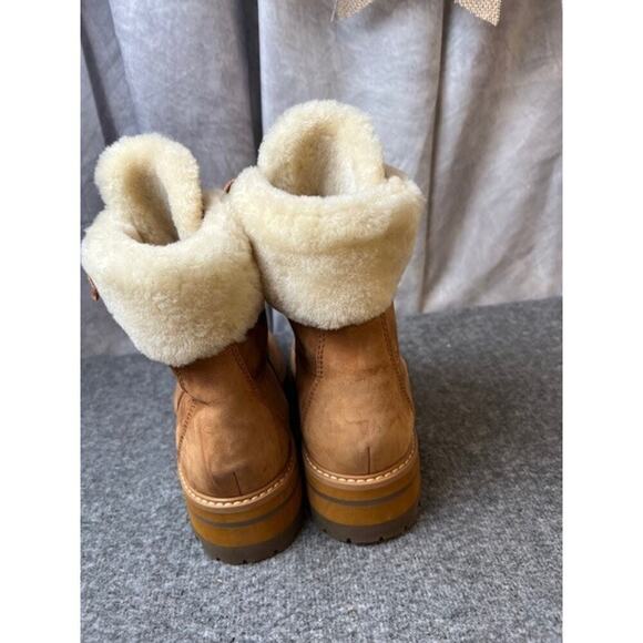 Women's Timberland Courmayeur Valley 6" Waterproof Boots~Size 8.5M~Dark Sand - Picture 6 of 10